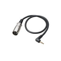 3.5 MM (1/8") TRS (MALE) TO XLR (MALE) AUDIO CABLE WITH BALANCED OUTPUT; 0.5 M (19.7")